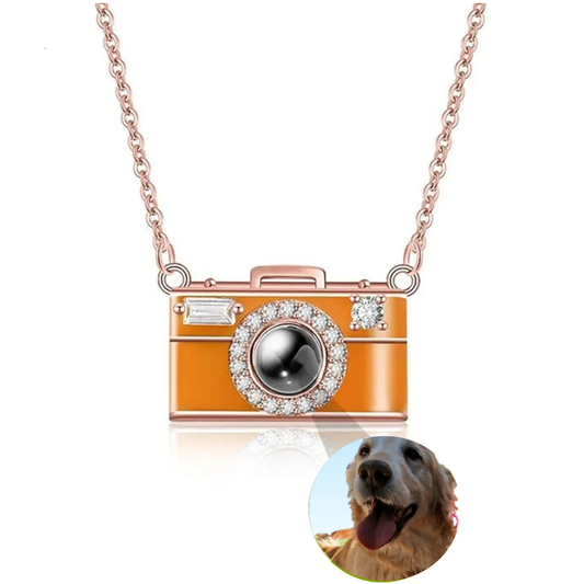 Collar con proyección de foto